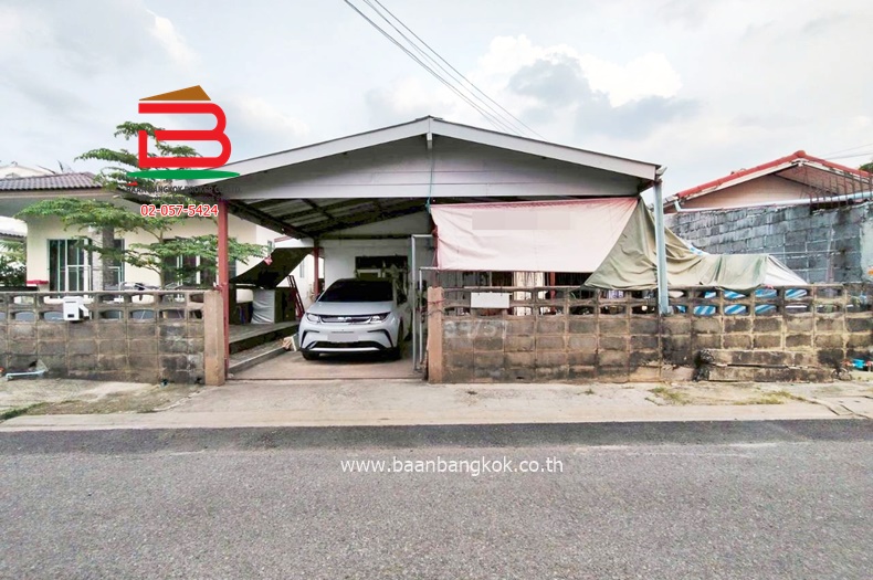 บ้านเดี่ยว เพิ่มสิน 3 เนื้อที่ 50 ตรว. (ใกล้ตลาดยิ่งเจริญ) ถนนพหลโยธิน แขวงคลองถนน เขตสายไหม