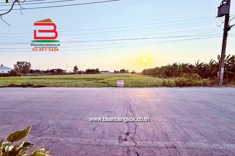 ที่ดิน เนื้อที่ 8-1-53 ไร่ เข้าซอยวัดคลองตาคล้าย ถนนกาญจนาภิเษก ตำบลไทรน้อย อำเภอไทรน้อย จังหวัดนนทบุรี