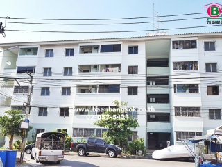 2438, ขาย คอนโดมิเนียม สูง 5 ชั้น อยู่ชั้นที่ 4 ห้องริม เนื้อที่ 31.77 ตรม. โครงการ บ้านเอื้ออาทรเสมาฟ้าคราม 2 อ.ลำลูกกา จ.ปทุมธานี