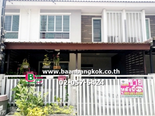 2306, ขาย ทาวน์เฮ้าส์ สูง 2 ชั้น เนื้อที่ 17.50 ตรว. พร้อมเฟอร์ฯ มี 3 ห้องนอน 2 ห้องน้ำ โครงการ พฤกษาวิลล์ 48 เขตดอนเมือง จ.กรุงเทพมหานคร