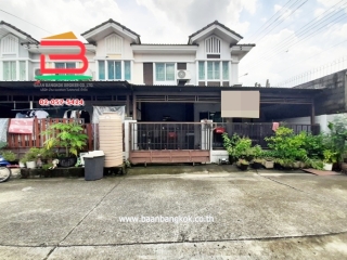 09858, ขาย/เช่า ทาวน์เฮาส์ หมู่บ้าน พฤกษาวิลล์ 16 หลังริม เนื้อที่ 26.6 ตรว. ถนนรังสิต-นครนายก ต.ประชาธิปัตย์ อ.ธัญบุรี จ.ปทุมธานี