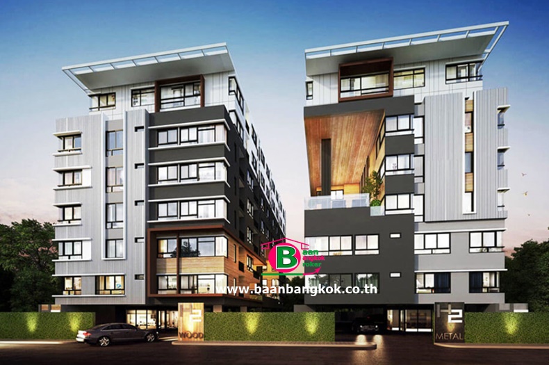 ขาย คอนโดมิเนียม สูง 8 ชั้น อยู่ชั้นที่ 6 พร้อมอยู่+เฟอร์ฯ เนื้อที่ 22.57 ตรม. มี 1 ห้องนอน 1 ห้องน้ำ 1 ห้องครัว มีระเบียง โครงการ เฮชทู-รามอินทรา 21 ตึก Metal ถนนรามอินทรา เขตบางเขน จ.กรุงเทพมหานคร