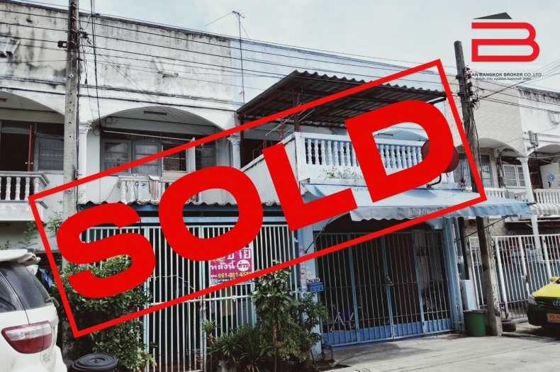 ขาย ทาวน์เฮาส์ 2 ชั้น เนื้อที่ 19.8 ตรว. มี 2 ห้องนอน 2 ห้องน้ำ 1 ห้องครัว โครงการ ธีรวรรณ ถนนรามอินทรา เขตมีนบุรี