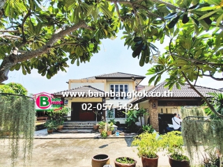 2539, ขาย ที่ดิน+บ้าน 2 ชั้น เนื้อที่ 150 ตรว. มี 4 ห้องนอน 4 ห้องน้ำ 1 ห้องครัว 1 ห้องรับแขก สุขาภิบาล 5 ซอย 57 ถนนสุขาภิบาล 5 เขตสายไหม จ.กรุงเทพมหานคร