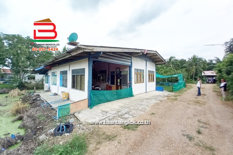ที่ดินพร้อมบ้าน เลียบคลอง 9 เนื้อที่ 182 ตารางวา ถนนรังสิต-นครนายก ตำบลบึงบอน อำเภอหนองเสือ จังหวัดปทุมธานี 