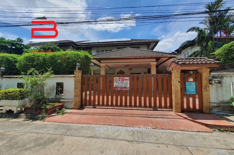 บ้านเดี่ยว เพอร์เฟคเพลส รามคำแหง หลังริม เนื้อที่ 180 ตรว. ถนนสุขาภิบาล 3 เขตมีนบุรี