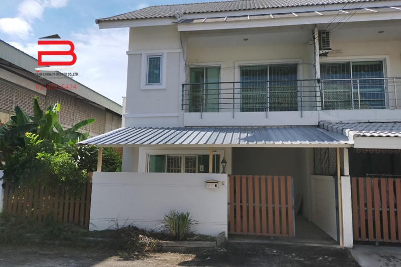 บ้านแฝด 2 ชั้น หลังริม โครงการ เกนวิลล์ เนื้อที่ 36 ตรว. ถนนกาญจนาภิเษก บางบัวทอง นนทบุรี