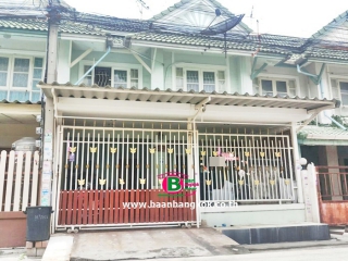 03491, ทาวน์เฮาส์ 2 ชั้น โครงการ พฤกษา 12 เนื้อที่ 18 ตรว. มี 3 ห้องนอน 2 ห้องน้ำ ถนนรังสิต-นครนายก คลองหลวง ปทุมธานี