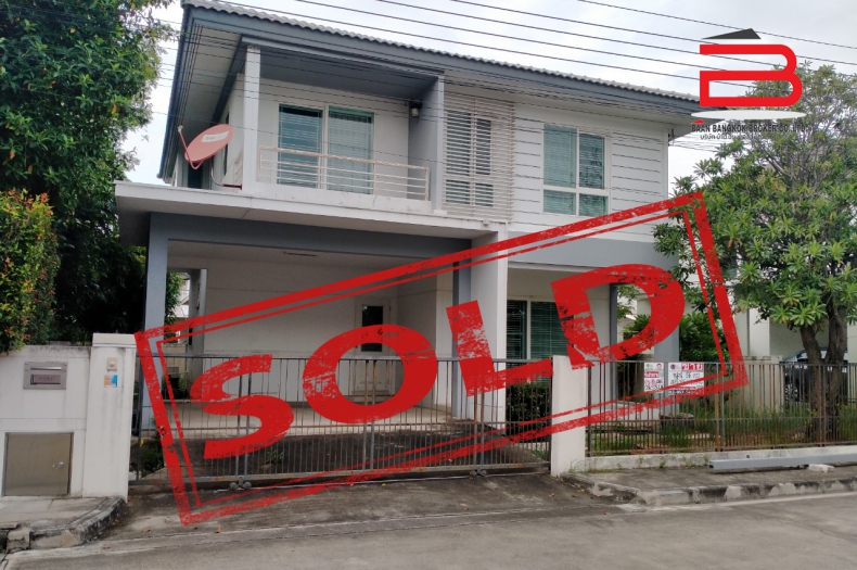 บ้านเดี่ยว 2 ชั้น โครงการ ชัยพฤกษ์-บางใหญ่ เนื้อที่ 56.2 ตรว. มี 3 ห้องนอน 3 ห้องน้ำ ถนนกาญจนาภิเษก บางใหญ่ นนทบุรี