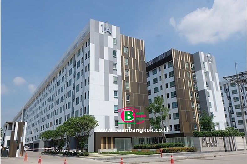คอนโดมิเนียม โครงการ พลัม พหลโยธิน 89 เฟส 3 เนื้อที่ 22.52 ตรม. มี 1 นอน 1 น้ำ ถนนวิภาวดีรังสิต ธัญบุรี ปทุมธานี