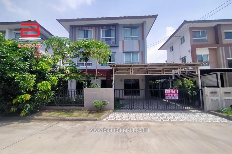 บ้านเดี่ยว หมู่บ้าน คาซ่าวิลล์ ราชพฤกษ์-แจ้งวัฒนะ เนื้อที่ 58 ตรว. ถนนราชพฤกษ์ อ.ปากเกร็ด จ.นนทบุรี