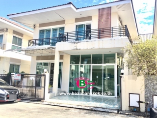 03766, บ้านแฝด 2 ชั้น โครงการ พัฒนาสิริ เดอะไพร์ด เนื้อที่ 38.7 ตรว. มี 3 ห้องนอน 3 ห้องน้ำ ถนนรามอินทรา เขตคลองสามวา