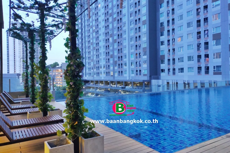 คอนโดมิเนียม แอสปาย รัชดา-วงศ์สว่าง สูง 27 ชั้น อยู่ชั้นที่ 10 เนื้อที่ 22.74 ตรม. มี 1 นอน 1 น้ำ ถนนกรุงเทพฯ-นนทบุรี เขตบางซื่อ 