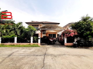 06719, บ้านเดี่ยว 2 ชั้น หลังมุม โครงการ พฤกษาวิลเลจ 1 เนื้อที่ 71.9 ตรว. มี 4 ห้องนอน 2 ห้องน้ำ ถนนบึงคำพร้อย อ.ลำลูกกา จ.ปทุมธานี