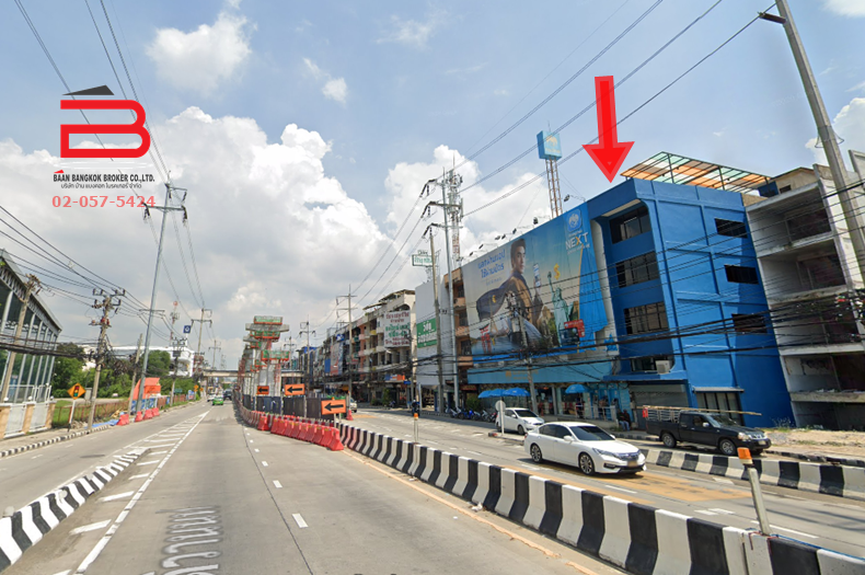 อาคารพาณิชย์ 5 ชั้น แยกปากเกร็ด เนื้อที่ 30 ตรว. มี 5 ห้องนอน 8 ห้องน้ำ ถนนติวานนท์ อ.ปากเกร็ด จ.นนทบุรี 