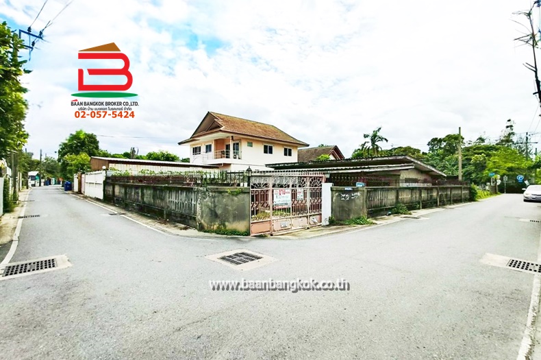 ที่ดินแปลงมุม เนื้อที่ 100 ตรว. เลี่ยงเมืองปากเกร็ด 46 ถนนติวานนท์ ต.บางตลาด อ.เมือง จ.นนทบุรี