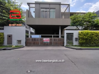 10666, ขาย/เช่า บ้านเดี่ยว โครงการ ไพรเวท เนอวาน่า เรสซิเดนซ์ นอร์ท เนื้อที่ 50.6 ตรว. ถนนรามอินทรา เขตบางกะปิ