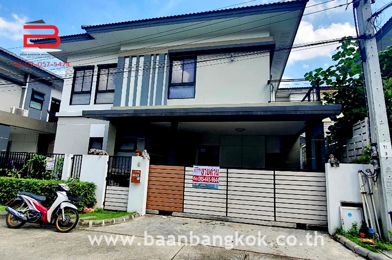 บ้านเดี่ยว 2 ชั้น โครงการ ซีรีน เพชรเกษม - พุทธมณฑลสาย 3 เนื้อที่ 52.7 ตรว. ขายถูก เขตหนองแขม