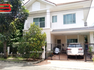 07715, บ้านเดี่ยว โครงการ แลนซีโอ วงแหวนฯ-รามอินทรา เนื้อที่ 54.8 ตร.ว. ถนนรามอินทรา เขตคลองสามวา 