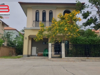 07734, บ้านเดี่ยว เดอะริคโค้ เรสซิเดนซ์ วงแหวนฯ-จตุโชติ เนื้อที่ 52.5 ตรว. ถนนไทยรามัญ เขตคลองสามวา
