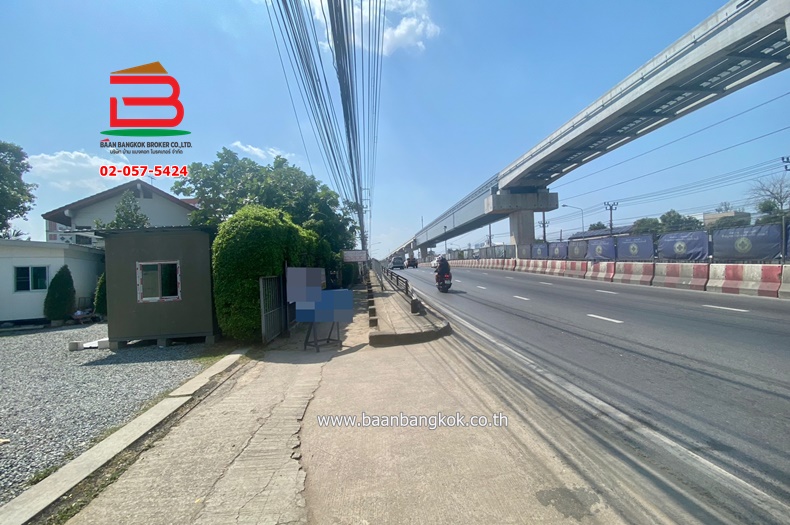 ที่ดินเปล่าถมแล้ว ติดถนนรามอินทรา เนื้อที่ 293 ตรว. ใกล้แม็คโคร รามอินทรา ถนนรามอินทรา แขวงบางชัน เขตมีนบุรี กรุงเทพฯ