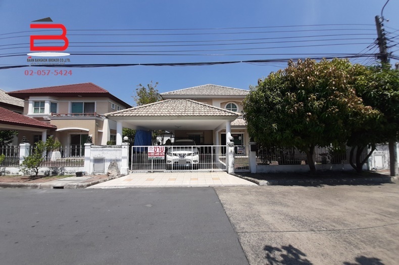  บ้านเดี่ยว หมู่บ้านชวนชื่น วัชรพล เนื้อที่ 60.8 ตรว. ถนน รามอินทรา เขตบางเขน