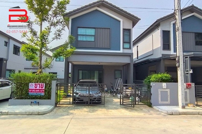 บ้านแฝด หมู่บ้าน อณาสิริ กรุงเทพฯ-ปทุมธานี เนื้อที่ 40.5 ตรว. ถนนกรุงเทพฯ-ปทุมธานี อ.เมือง จ.ปทุมธานี