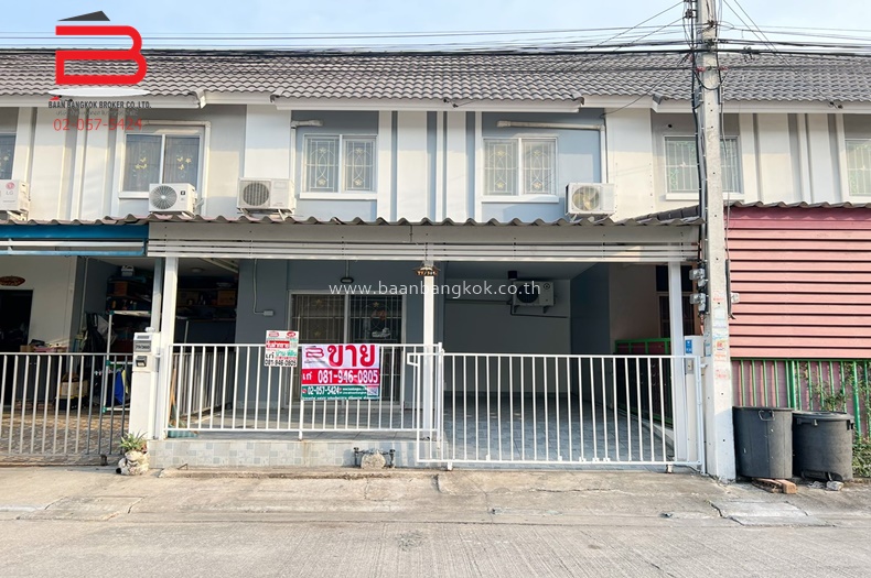 ทาวน์เฮ้าส์ โครงการ พฤกษา 60 ซ.รังสิต-ปทุมธานี 43 เนื้อที่ 17.4 ตรว. ถนนบางพูน-รังสิต อำเภอเมือง จังหวัดปทุมธานี 
