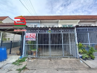 10308, ทาวน์เฮาส์ หมู่บ้าน มโนรมย์ 1 เลียบคลองสอง เนื้อที่ 18.7 ตรว. แขวงบางชัน เขตคลองสามวา 