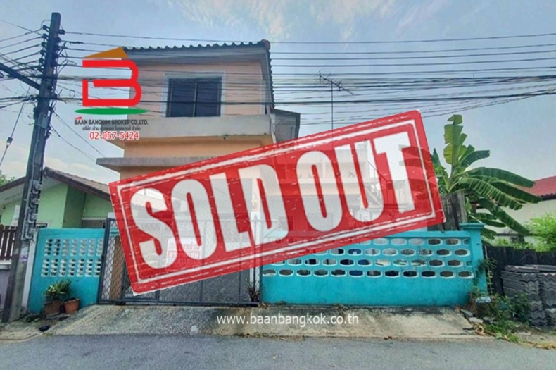 บ้านเดี่ยว หมู่บ้าน กองหนุน บางชัน (ซอยพระยาสุเรนทร์ 28) เนื้อที่ 45 ตรว. แขวงบางชัน เขตคลองสามวา 