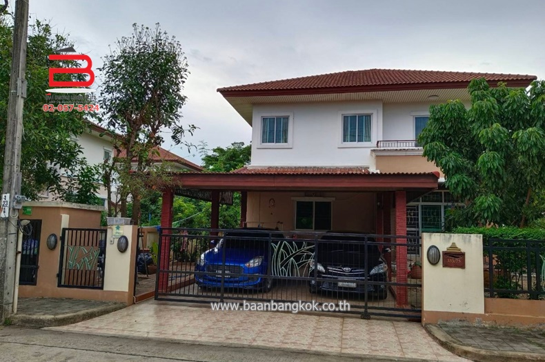  บ้านเดี่ยว โครงการ อนาวิลล์ สุวรรณภูมิ เนื้อที่ 105 ตรว. ถนนฉลองกรุง เขตลาดกระบัง