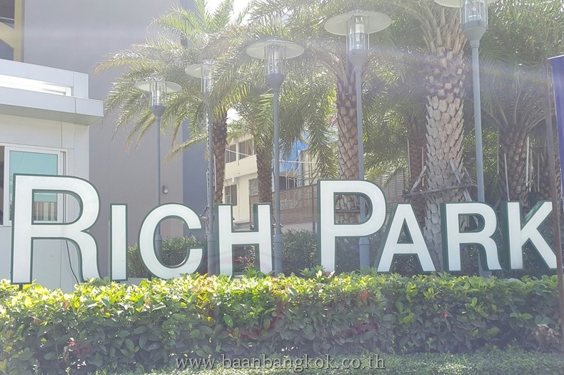 ขาย ห้องชุด Rich Park @เจ้าพระยา ชั้น 19 Type A 32.7 ตรม. วิวแม่น้ำเจ้าพระยา สถานีรถไฟฟ้าไทรม้า