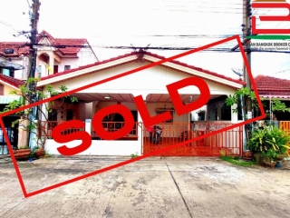 09008, บ้านเดี่ยว วัฒนาร่มไทร เนื้อที่ 39.1 ตรว. ถนนสังฆสันติสุข เขตหนองจอก 