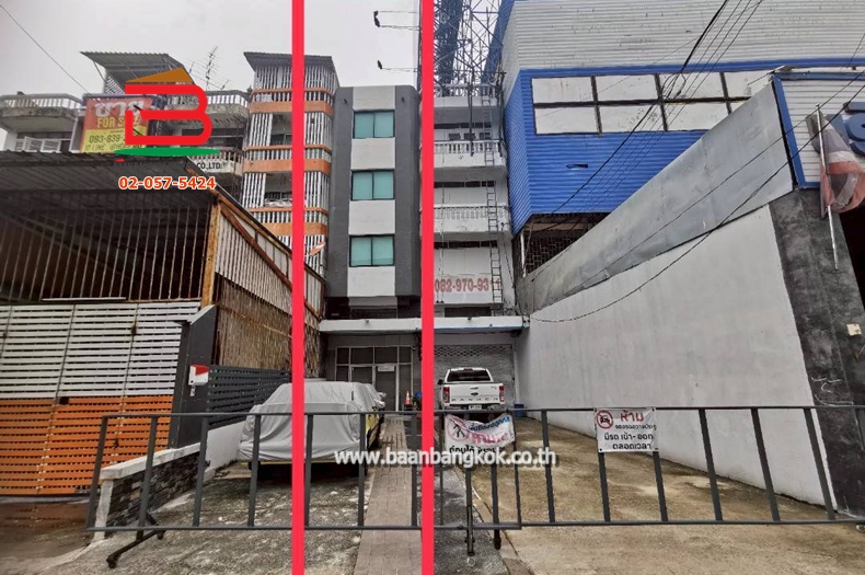 อาคารพาณิชย์ เนื้อที่ 27 ตรว. ติดถนนรัตนาธิเบศร์ ใกล้ตลาดนกฮูก ถนนรัตนาธิเบศร์ ตำบลบางกระสอ อำเภอเมืองนนทบุรี จังหวัดนนทบุรี