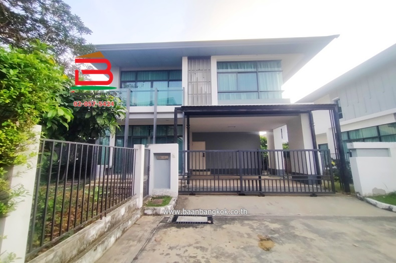 บ้านเดี่ยว โครงการ เศรษฐสิริ แจ้งวัฒนะ-ประชาชื่น เนื้อที่ 59.4 ตรว ถนนแจ้งวัฒนะ ตำบลบ้านใหม่ อำเภอปากเกร็ด จังหวัดนนทบุรี  