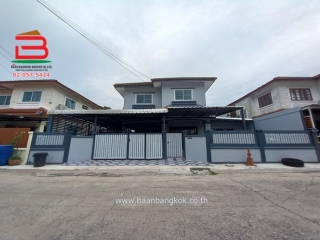 09552, บ้านเดี่ยว โครงการ เค.ซี. การ์เด้นโฮม 11 เนื้อที่ 50 ตรว. ถนนสุวินทวงศ์ เขตมีนบุรี กรุงเทพฯ