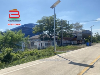09817, ที่ดินเปล่า เนื้อที่ 12-2-3 ไร่ บ้านคลองสวน-บ้านท่าพระ ถนนประชาอุทิศ ตำบลบ้านคลองสวน อำเภอพระสมุทรเจดีย์ จังหวัดสมุทรปราการ