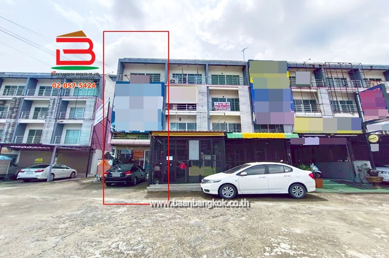 อาคารพาณิชย์ หลังริม เนื้อที่ 29.2 ตรว. ไสวประชาราษฎร์ (รังสิตคลอง4) ต.บึงยี่โถ อ.ธัญบุรี จ.ปทุมธานี