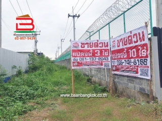 10487, ที่ดินเปล่า ระแหง-ลาดหลุมแก้ว เนื้อที่ 3 ไร่ ติดบจก.ชาญนครวิศวกรรม, ตรงข้ามปั้ม ปตท. ม.12 ถนนกาญจนาภิเษก ตำบลระแหง อำเภอลาดหลุมแก้ว จังหวัดปทุมธานี