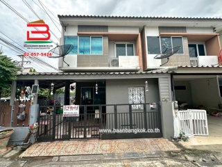 10376, ทาวน์โฮม เดอะทรัสต์ทาวน์ วงแหวนลำลูกกา  เนื้อที่ 27.5 ตรว. ถนนลำลูกกา ปทุมธานี