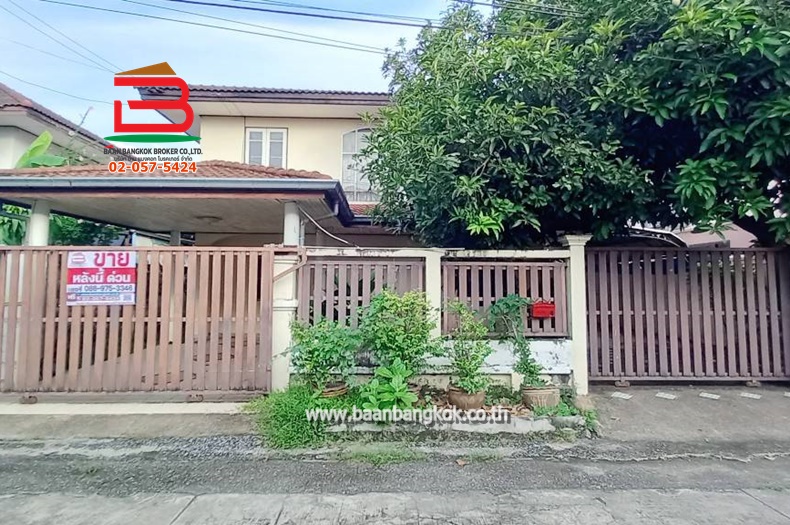 บ้านเดี่ยว คาซาลีน่า 2 เนื้อที่ 52.5 ตรว. ซอยนิมิตรใหม่ 20 ถนนรามอินทรา ทรายกองดิน แขวงมีนบุรี กรุงเทพมหานคร  
