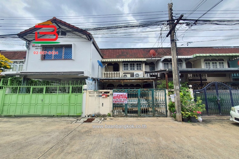 ทาวน์เฮาส์ ซอยประชาชื่น 6 แยก 5 เนื้อที่่ 20.3 ตรว. บางซื่อ กรุงเทพมหานคร