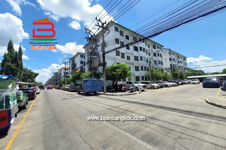 ห้องชุดคอนโด บ้านเอื้ออาทรสายไหม เนื้อที่ 33.41 ตรม. ถนนสายไหม เขตสายไหม กรุงเทพมหานคร