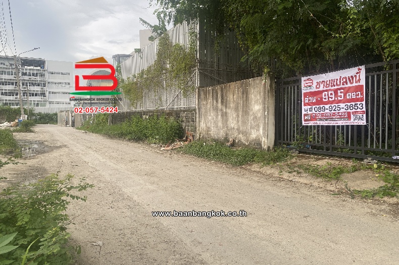 ที่ดินเปล่า สุขุมวิท 107 (แบริ่ง 58/8) เนื้อที่ 99.5 ตร.ว (อยู่ด้านหลังโรงเรียนเซนโยเซฟบางนา) ตำบลสำโรงเหนือ อำเภอเมืองสมุทรปราการ สมุทรปราการ    