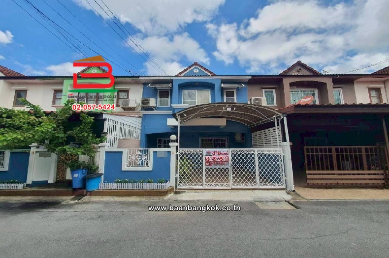 ทาวน์เฮาส์ หมู่บ้าน เค.ซี.รามอินทรา 6 เนื้อที่ 24 ตร.ว (ซอยพระยาสุเรนทร์ 45) แขวงสามวาตะวันตก อำเภอคลองสามวา กรุงเทพมหานคร      