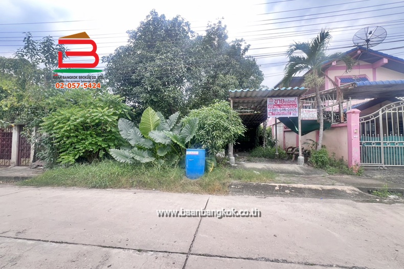 ที่ดินเปล่า ชัชฎาวิลล่า พุทธมณฑลสาย 3 (ซอย 1) เนื้อที่ 60 ตร.ว. (ใกล้มหาวิทยาลัยมหิดล) แขวงบางไผ่ เขตบางแค กรุงเทพมหานคร   