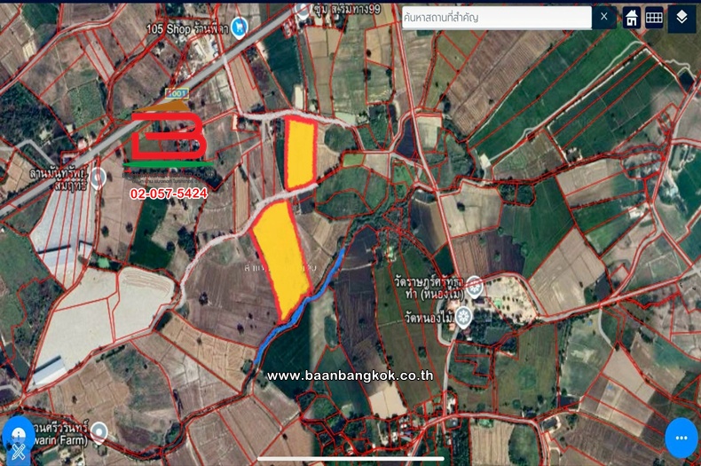 ที่ดินเปล่า เนื้อที่ 30-0-10 ไร่ ใกล้วัดราษฏร์ศรัทธาธรรม (หนองไม้) ถนนพหลโยธิน ตำบลบ้านไร่ อำเภอลาดยาว นครสวรรค์  