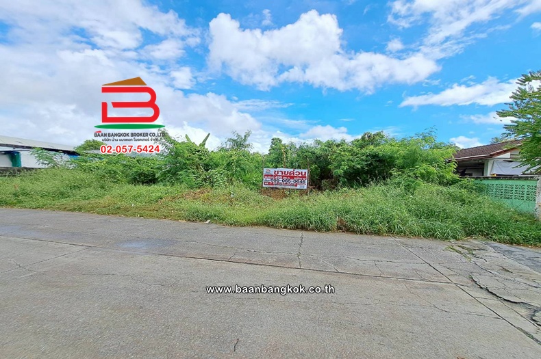 ที่ดินเปล่า ซอยวัชรพล 3 เนื้อที่ 499.3 ตร.ว ถนนวัชรพล แขวงคลองถนน เขตสายไหม