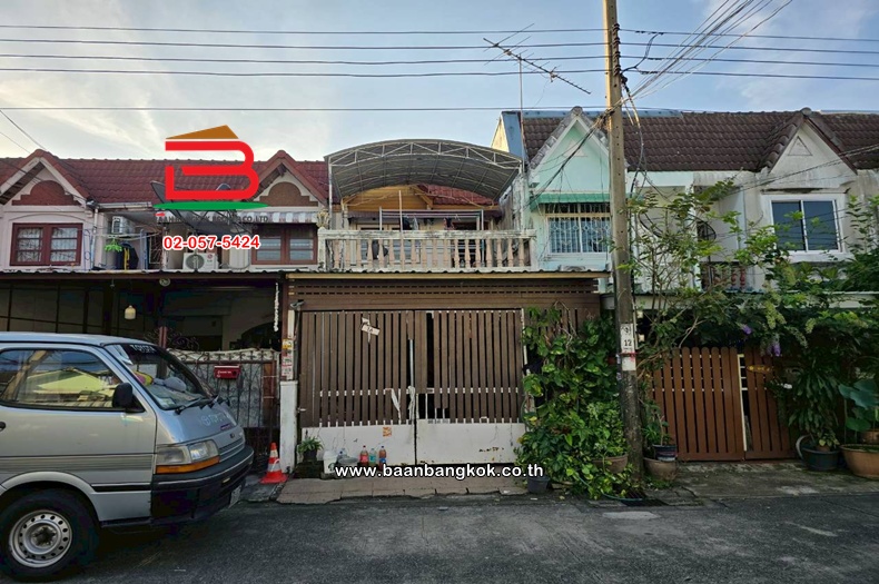 ทาวน์เฮาส์ เนื้อที่ 20 ตร.ว. หมู่บ้านธรากร (ซอยรามคำแหง 170), ใกล้ BTS มีนพัฒนา ถนนกาญจนาภิเษก แขวงมีนบุรี เขตมีนบุรี   