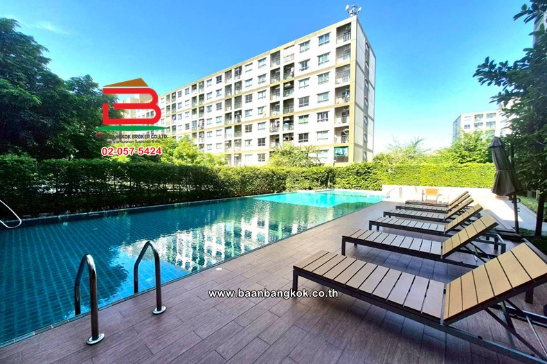 คอนโดมิเนียม เนื้อที่ 22.64 ตร.ม. โครงการ ลุมพินี วิลล์ พระนั่งเกล้า-ริเวอร์วิว : Lumpini Ville Pranangklao-Riverview (ซอยบ้านไทรม้า) ถนนรัตนาธิเบศร์ ตำบลไทรม้า อำเภอเมืองนนทบุรี นนทบุรี 